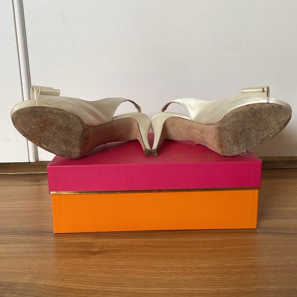 Kate Spade Cream Slingback Heels - Picture 4 of 5